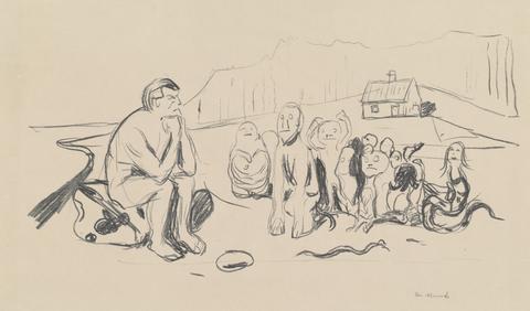 Edvard Munch, Alpha’s Progeny (Alfas avkom), from Alpha and Omega (Alfa og Omega), 1908–1909