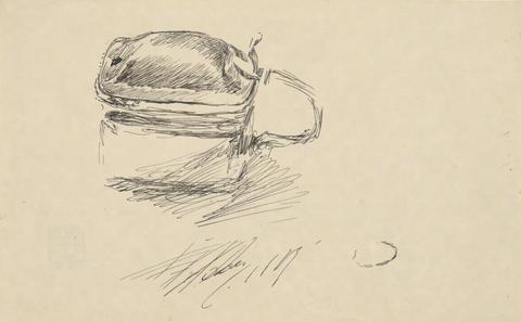 Edwin Austin Abbey, Study of a Tankard, 1889