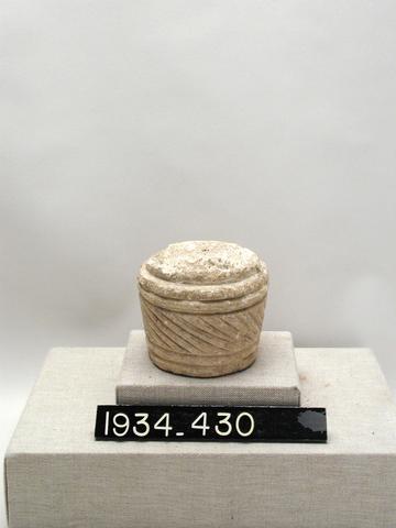 Unknown, Circular Stone Altarette, ca. 323 B.C.–A.D. 265