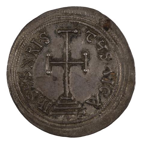 Theophilos I, Emperor of Byzantium, Miliaresion of Theophilus I from Unknown, A.D. 829–32