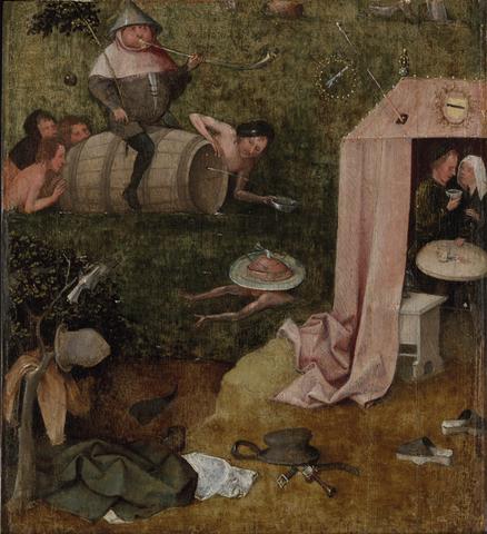 Hieronymus Bosch, An Allegory of Intemperance, ca. 1495–1500