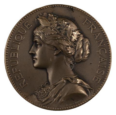 Paris, France Marianne "Decorative Arts" Silvered Medal , 1900