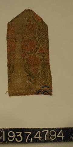 Unknown, Sash Fragment with Roses and Irises, 17th century
