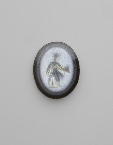 Intaglio with seated figure, 1st century B.C.–2nd century A.D.