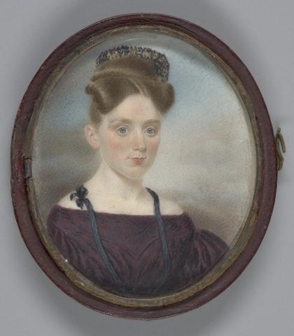 Sarah Goodridge, Lady with High Comb in Her Hair, ca. 1825