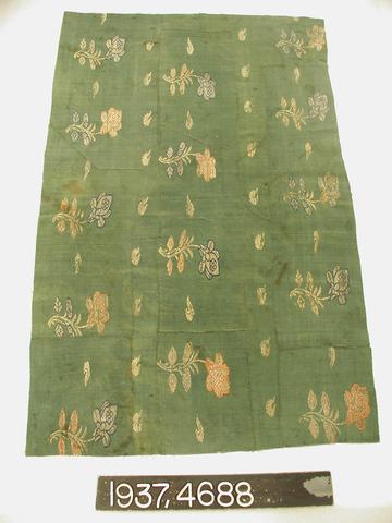 Unknown, Textile Fragment with Lily Plants, 17th century