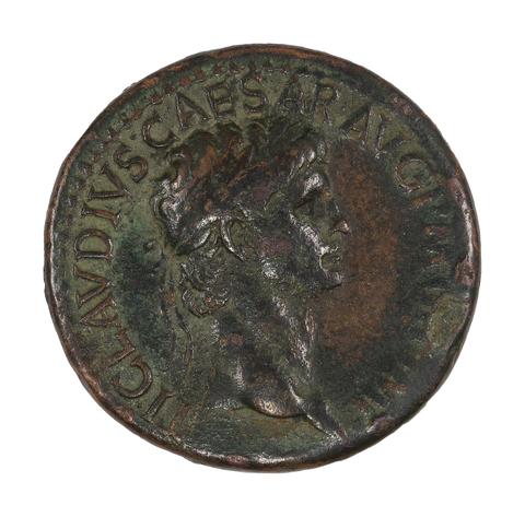 Claudius, Emperor of Rome, Sestertius of Claudius, Emperor of Rome from Rome, A.D. 41–50