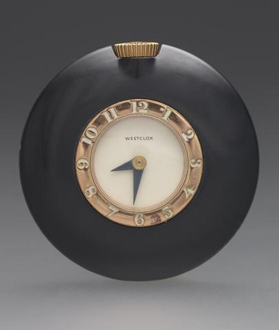 Western Clock Company, Handbag watch, Designed 1933; manufactured 1933–39