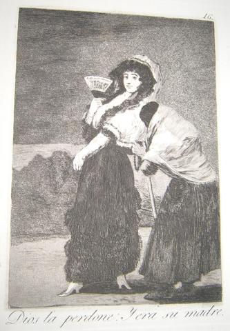 Francisco Goya, Dios la perdone: Y era su madre. (For Heaven's Sake: It Was Her Mother.), pl. 16 from the series Los caprichos, 1797–98 (edition of 1881–86)