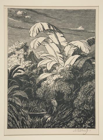 Max Svabinsky, Evening (in the Garden of Eden), early 20th century