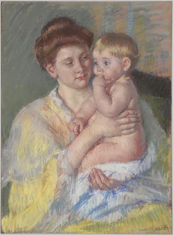 Mary Cassatt, Baby John with Forefinger in His Mouth, 1910