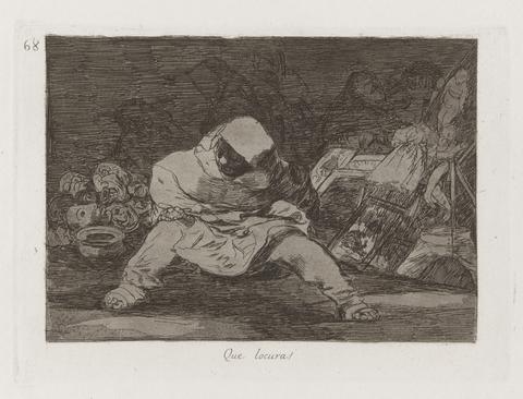Francisco Goya, Que locura! (What Madness!), Plate 68 from Los desastres de la guerra (The Disasters of War), 1863