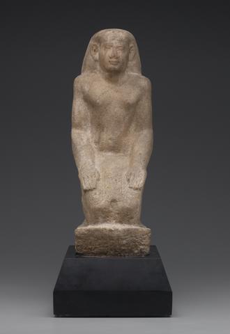 Unknown, Kneeling statue of an official, 525–404 B.C.