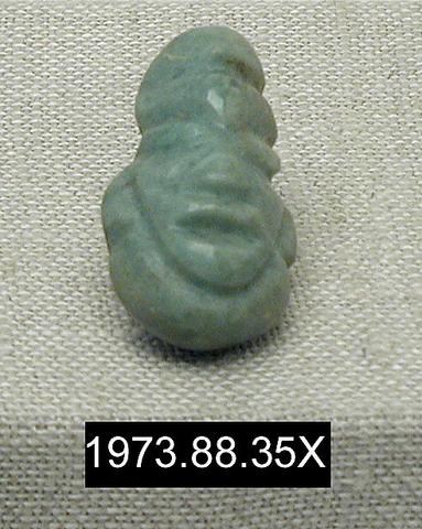 Unknown, Jade head, A.D. 900