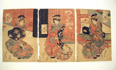 Utagawa Kunisada, Daikoku-ya uchi (Inside the great black house), Second half 19th Century