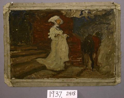 Edwin Austin Abbey, Compositional Study, possibly for Margaret and Faust, ca. 1892