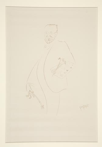 Georges de Zayas, Caricature of Henri Matisse, from Caricatures par Georges de Zayas..., 1919