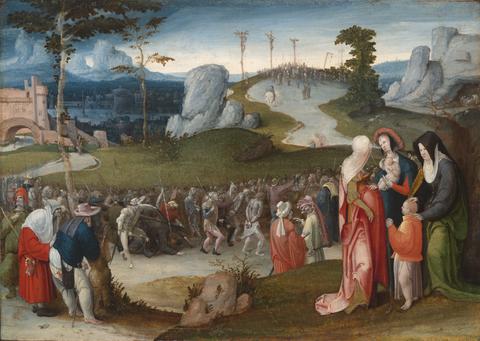 Jan de Cock, The Procession to Calvary, ca. 1520–25