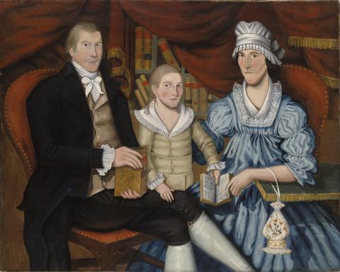 Jonathan Budington, Portrait of George Eliot and Family, probably 1798