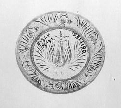 Unknown, Tulip Cup Plate, 1830–50
