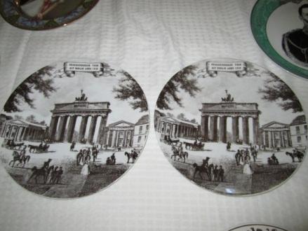 Unknown , 19th-20th century, Plate with image of Brandenburg Gate, ca. 1828