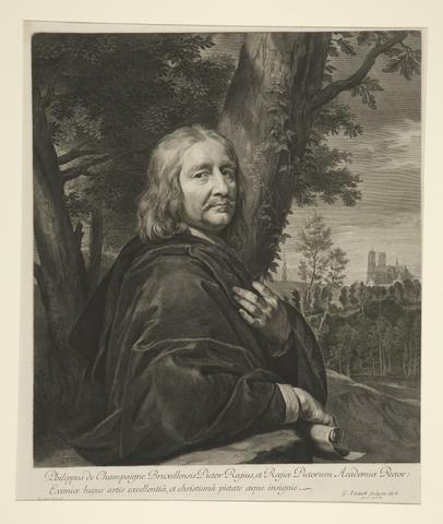 Gérard Edelinck, Philippe of Champaigne, 1676