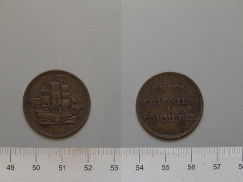 Birmingham Mint, Token of Ship/Commerce, 1828–32