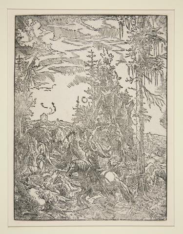Wolfgang Huber, Saint George and the Dragon, 1520