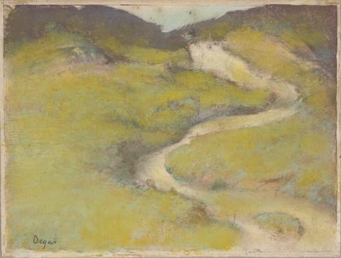 Edgar Degas, Pathway in a Field, 1890
