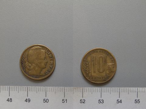 Republic of Argentina, 10 Centavos from Argentina, 1947