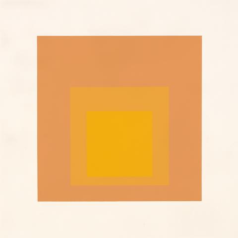 Josef Albers, Homage to the Square: Ten Works by Josef Albers 2/250 No. 3 Tenuous, 1962