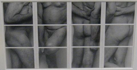 John Coplans, Untitled (Four Paneled Frieze Polaroid #2), 1997