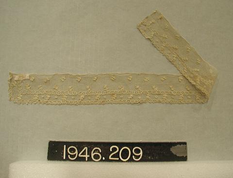 Unknown, Length of imitation Alencon lace, n.d.