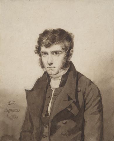 Auguste Xavier Leprince, Untitled (Portrait of the Artist's Brother, Leopold), 1821