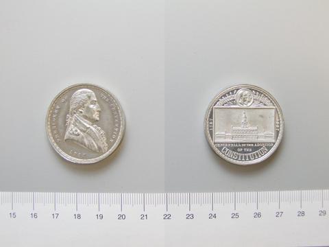 George Washington, Medal Commemorating George Washington Centennial, 1887