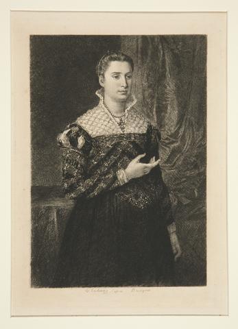 Adolphe Lalauze, Portrait of a Lady, n.d.
