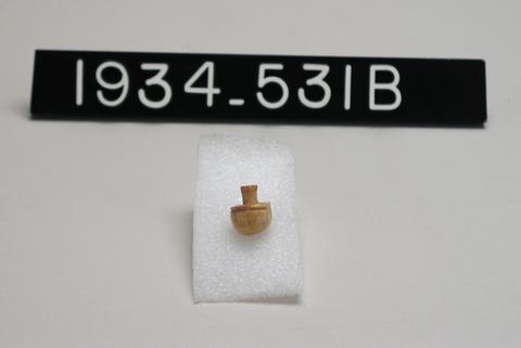 Unknown, Two Bone Cuff Buttons, ca. 323 B.C.–A.D. 265