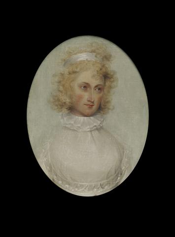 John Trumbull, Harriet Wadsworth (1769–1793), ca. 1793