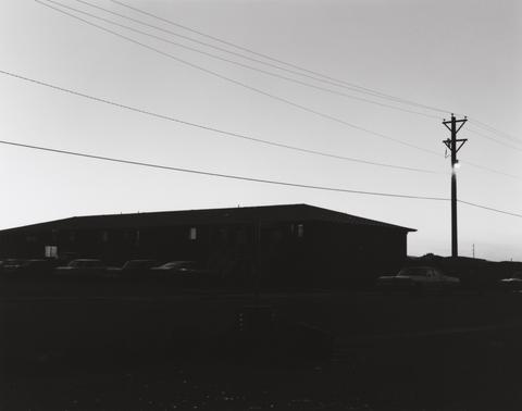 Robert Adams, Silhouetted house, Longmont, Colorado, 1973–74, printed 2008