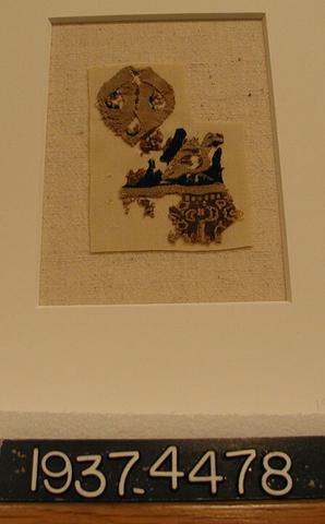 Unknown, Fragment of slit tapestry, 6th–7th century