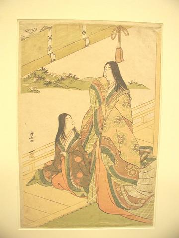 Torii Kiyonaga, Court Ladies, 1784