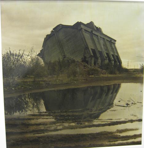 Patrick Jolley, Collapsing Building, from the series Satellite, 1995