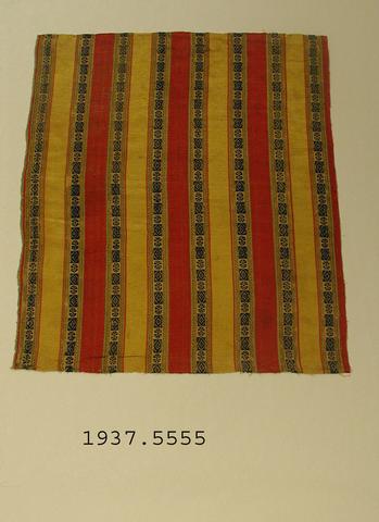 Unknown, Piece of compound cloth with satin, 18th–19th century