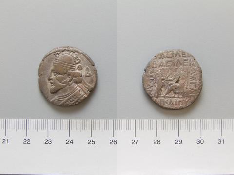 Vologases II, Tetradrachm of Vologases II from Seleucia ad Tigrim, A.D. 78–79