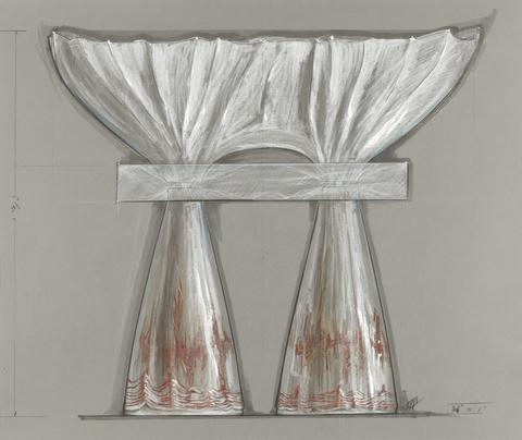 John Marshall, Presentation Drawing of an Object with the Working Title Sculptural Bowl, 2001