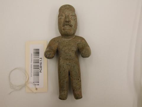 Unknown, Standing figure with flexed arms, 900–300 B.C.
