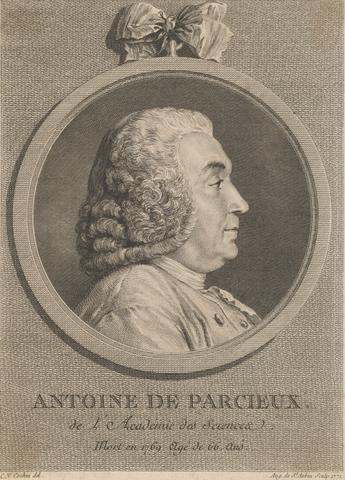 Augustin de Saint-Aubin, Antoine de Parcieux, 1771