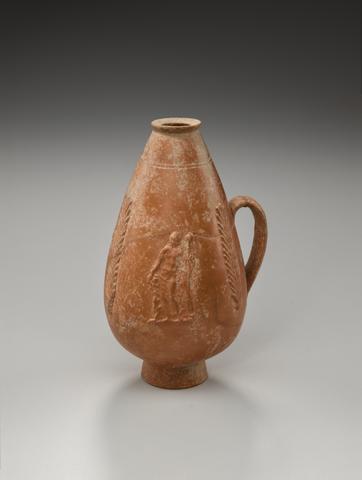 Unknown, Oval-shaped vase with one handle, 3rd century A.D.