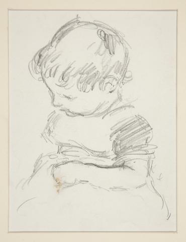 Edwin Austin Abbey, Portrait of an unidentified child, n.d.