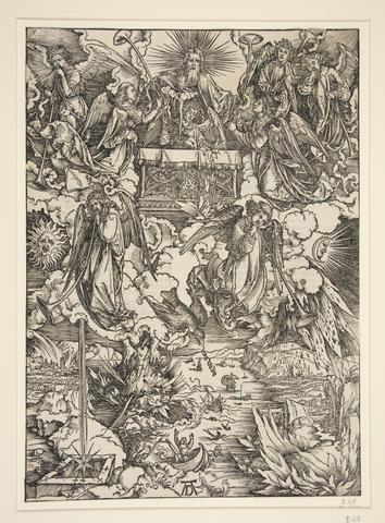 Albrecht Dürer, The Seven Angels with the Trumpets, from the series The Apocalypse, ca. 1495–98, published 1511